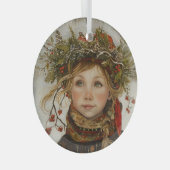 Old World Winter Child Ornament Aus Glas (Vorderseite Rechts)