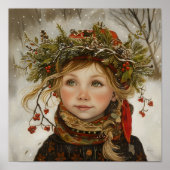 Old World Winter Child Poster (Vorne)