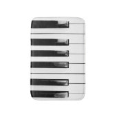 Old Worn Piano Keys Badematte (Vorderseite Vertikal)