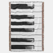 Old Worn Piano Keys Decke (Vorderseite Vertikal)