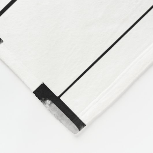 Old Worn Piano Keys Fleecedecke (Ecke)