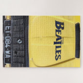 Old Yellow French Van Puzzle (Horizontal)