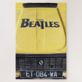 Old Yellow French Van Puzzle (Vertikal)