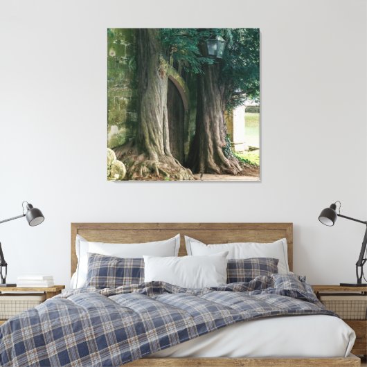 Old Yew Trees Leinwanddruck (Insitu (Schlafzimmer))