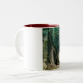 Old Yew Trees Zweifarbige Tasse (Vorderseite Links)