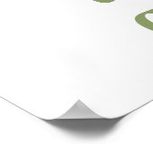 "Old & Young"-individuelle Name-Plakat Poster (Ecke)