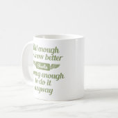 "Old & Young" individuelle Name Tasse (Vorderseite Links)