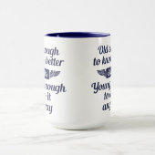 "Old & Young" individuelle Name Tasse (Zentrum)