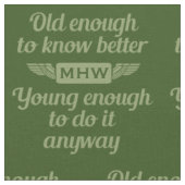 "Old & Young"-Sondergewebe Stoff (Nahaufnahme)