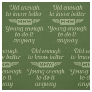 "Old & Young"-Sondergewebe Stoff