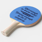 "Old & Young"-Tischtennispaddel Tischtennis Schläger (Vorderseite)