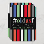 #oldasf Geburtstagsparty - Einladung (Vorne/Hinten)