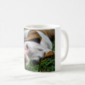 Olde englischer Bulldoggen-Welpe Kaffeetasse (VorderseiteRechts)