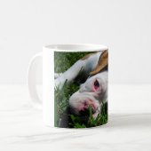 Olde englischer Bulldoggen-Welpe Kaffeetasse (Vorderseite Links)