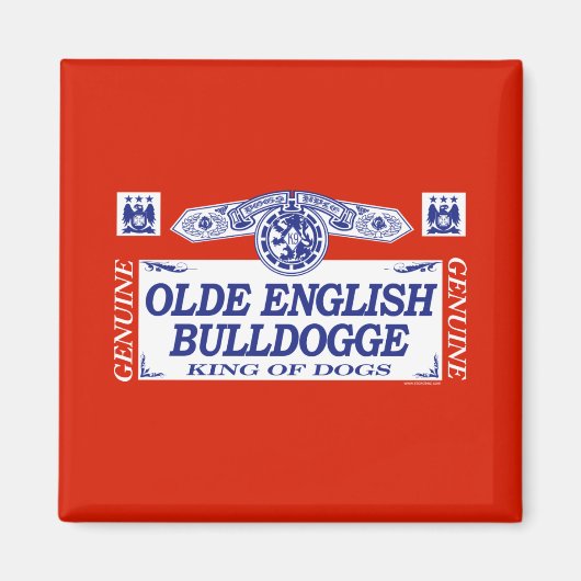 Olde English Bulldogge Magnet (Vorne)