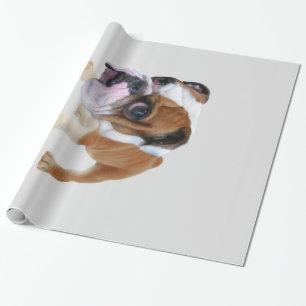 Olde English Bulldogge Puppy Bulldog Lover Geschenkpapier