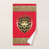 Olde English Royal Lion Designer Badhandtuch Set (Handtuch)