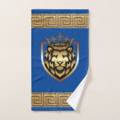 Olde English Royal Lion Designer Badhandtuch Set (Handtuch)