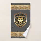 Olde English Royal Lion Designer Badhandtuch Set (Handtuch)