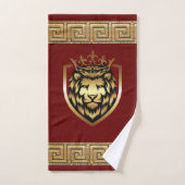 Olde English Royal Lion Designer Badhandtuch Set (Handtuch)