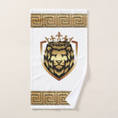 Olde English Royal Lion Designer Badhandtuch Set (Handtuch)