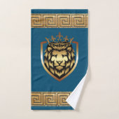 Olde English Royal Lion Designer Badhandtuch Set (Handtuch)
