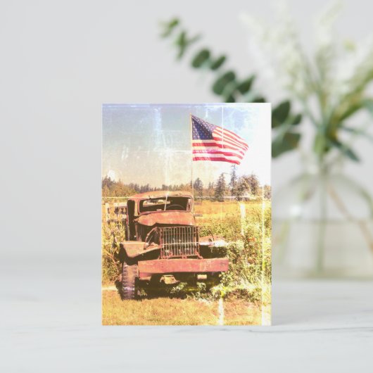 Olde glory postkarte (Stehend Vorderseite)