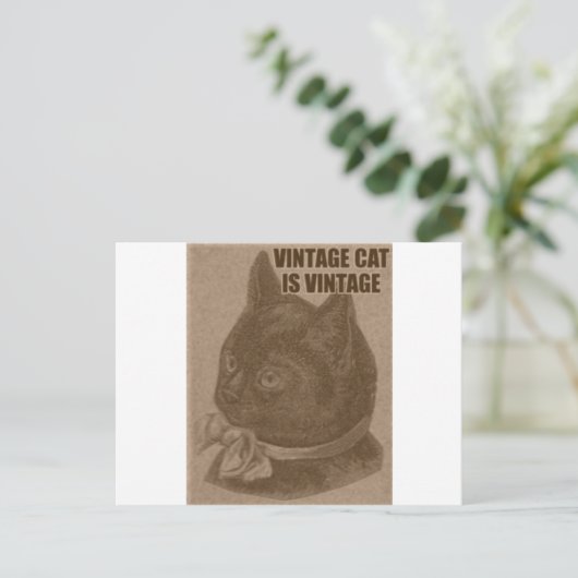 Olde LOLcat Postkarte (Stehend Vorderseite)