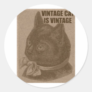 Olde LOLcat Runder Aufkleber