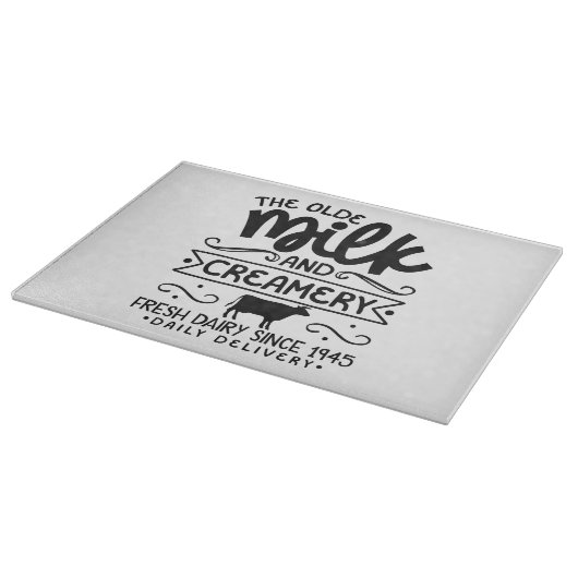 Olde Milk und Creamery Schneidebrett (Ecke)