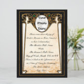 Olde New Orleans (Einladung zur Hochzeit) Einladung (Stehend Vorderseite)