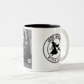 Olde Salem Hexen Morgenkaffee Zweifarbige Tasse (VorderseiteRechts)