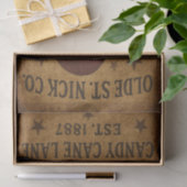 Olde St Nick Zuckerstangen Seidenpapier (Geschenk)