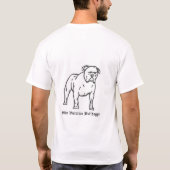 Olde viktorianisches Bulldogge T-Shirt (Rückseite)