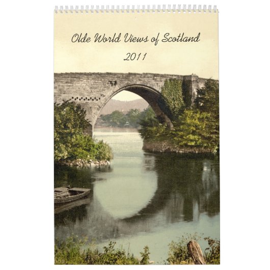 Olde Weltsichten von Kalender Schottlands 2011 (Titelbild)
