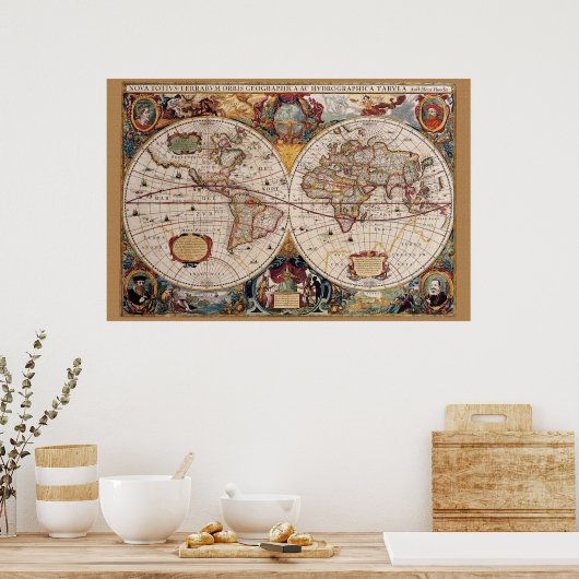 Olde World 36 x 24 Poster (Küche)