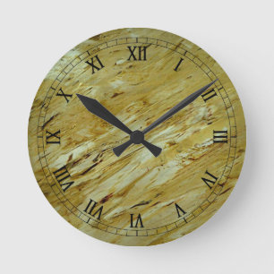 Olde World Marble Wallclock römische Zahlen Runde Wanduhr