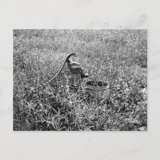 Olden Day Pump Postkarte (Vorderseite)