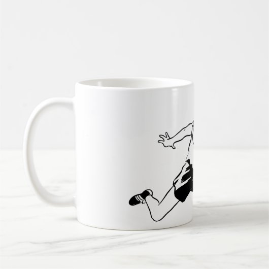 Olden Days Hurdler Kaffeetasse (Links)