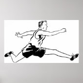 Olden Days Hurdler Poster (Vorne)