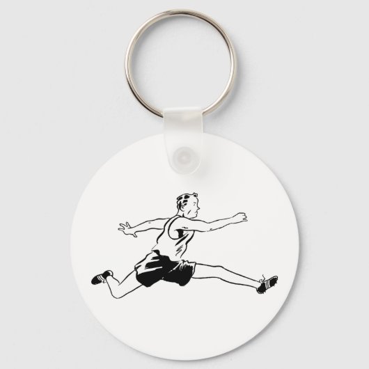 Olden Days Hurdler Schlüsselanhänger (Rückseite)