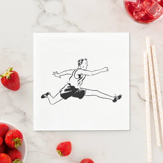 Olden Days Hurdler Serviette