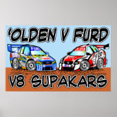 Olden / Furd V8 SupaKars Poster (Vorne)