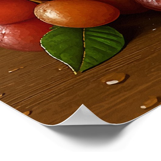 Olden Red Grape Juice - "Sieben Sie den Sommer Poster (Ecke)