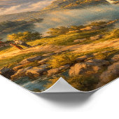 olden Serenity – Alpine Dreamscape Poster (Ecke)