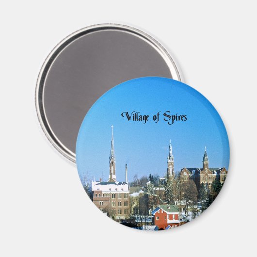 Oldenburg, Indiana Magnet (Vorderseite/Rückseite)