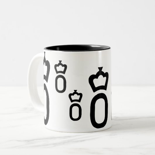 Oldenburg-Kaffee-Tasse Zweifarbige Tasse (Vorderseite Links)