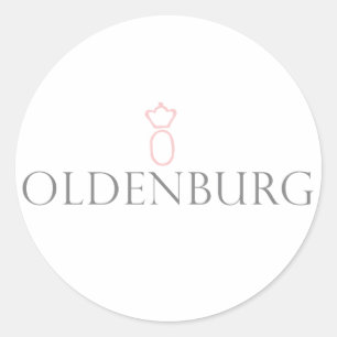 Oldenburg Runder Aufkleber