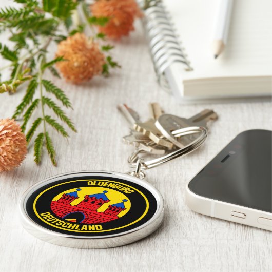 Oldenburger RundEmblem Schlüsselanhänger (Seite)