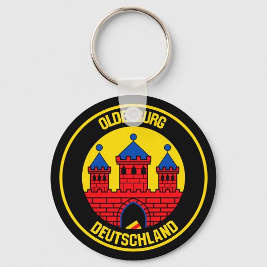 Oldenburger RundEmblem Schlüsselanhänger (Vorderseite)